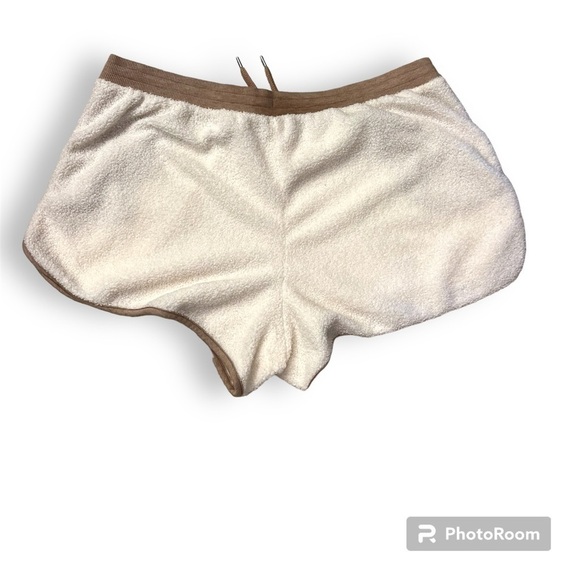 Victoria’s Secret LOGO Sherpa shorts, pull up elastic waist pockets XL - Picture 3 of 14